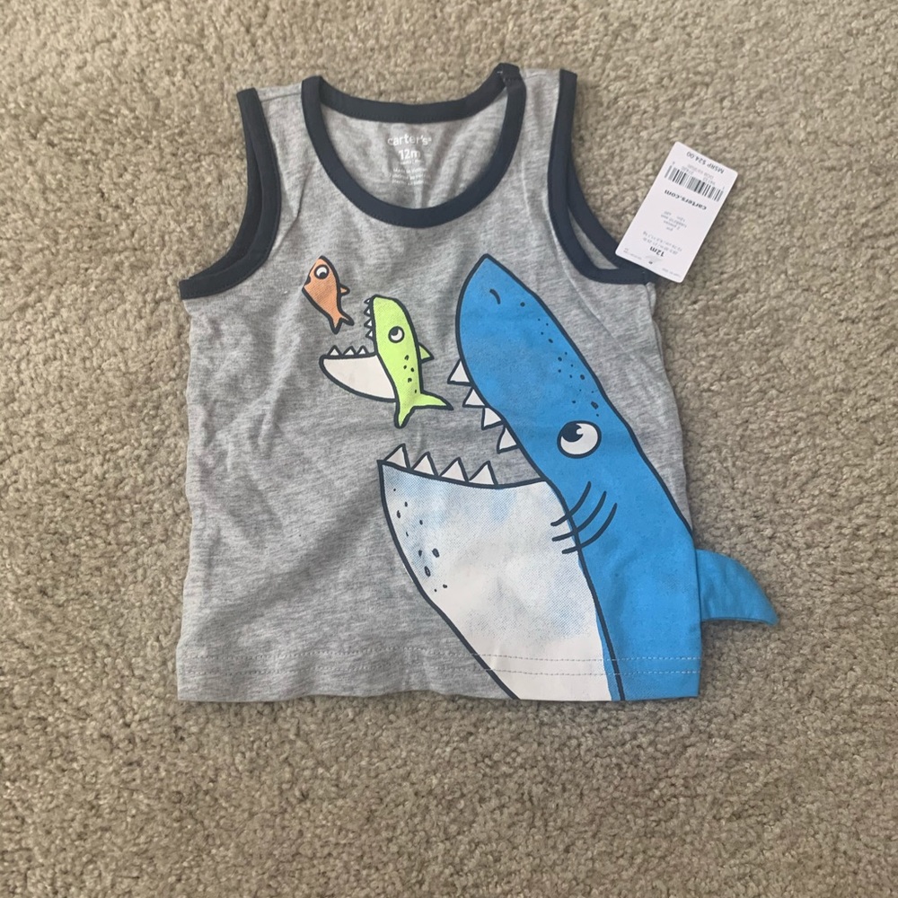 12 month boy tank top